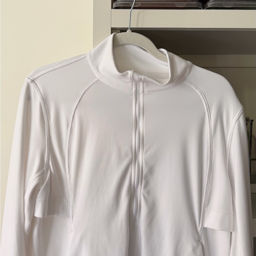 lululemon athletica White Varsity Jacket